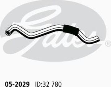 GATES 05-2029 - PRZEWÓD CHŁODNICY NISSAN NAVARA-PATHFINDER-SANI