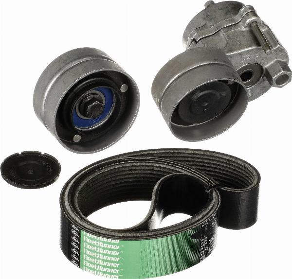 GATES K0110PK1430HD - Zestaw pasków wielorowkowych z napinaczem