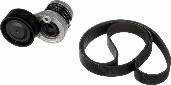 GATES K076PK1130 - Zestaw pasków wielorowkowych z rolkami