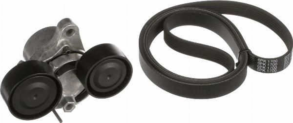 GATES K236PK1700 — Zestaw paska klinowego wielorowkowego