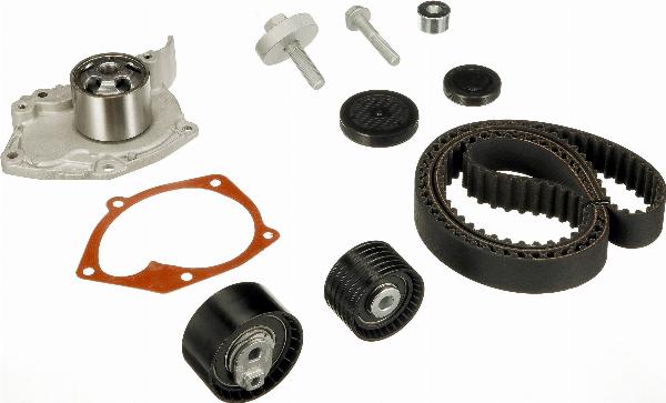 GATES KP45550XS — Pompa wodna + zestaw paska rozrządu