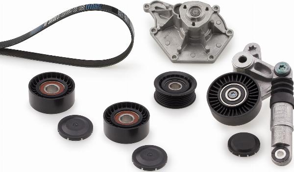 GATES KP66PK2500 — Pompa wodna + zestaw paska klinowego wielorowkowego