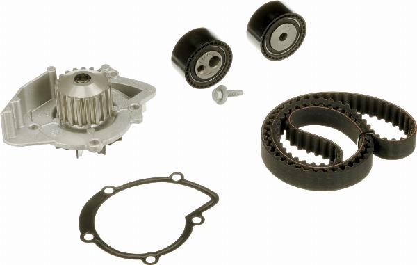 GATES KP15558XS — Pompa wodna + zestaw paska rozrządu