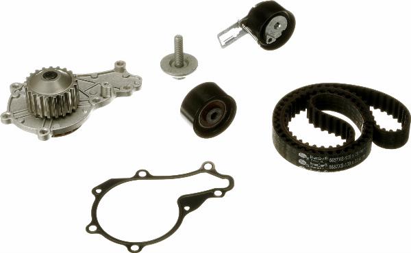 GATES KP15657XS — Pompa wodna + zestaw paska rozrządu