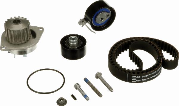 GATES KP35581XS — Pompa wodna + zestaw paska rozrządu