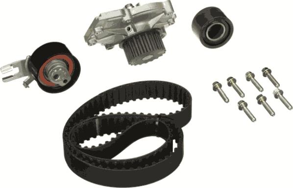 GATES KP25553XS — Pompa wodna + zestaw paska rozrządu