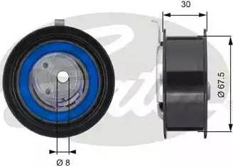 GATES T43059 - KOLO NAPINACZA PASKA AUDI A4 1.9TDI 97-