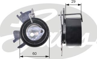 GATES T43231 - Rolka napinająca paska rozrządu