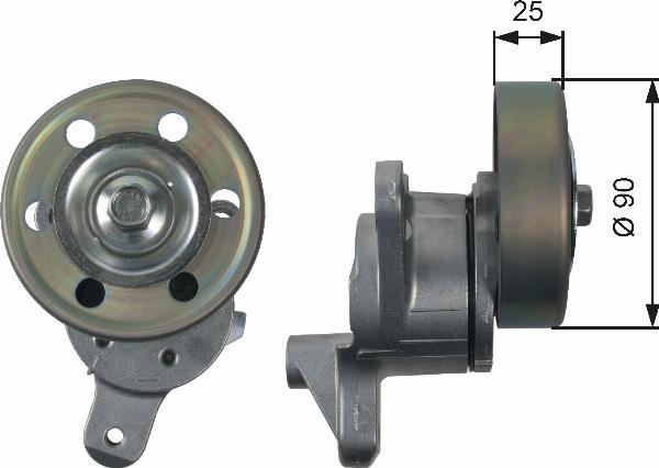 GATES T39154 - NAPINACZ PASKA WIELOROWK. TOYOTA 2.0D