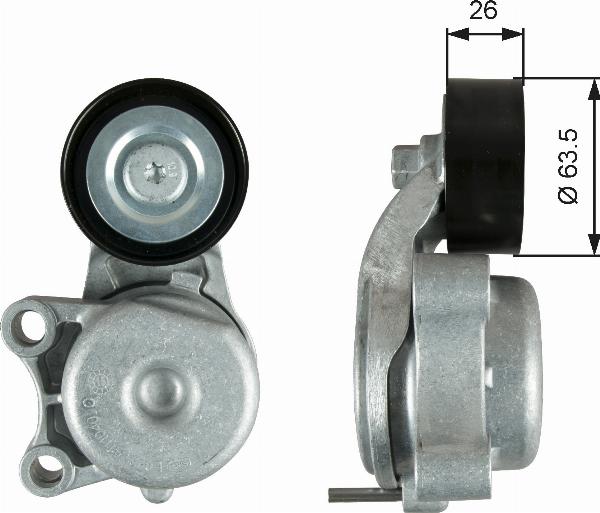 GATES T39343 - NAPINACZ PASKA WIELOROWK. JEEP GRAND CHEROKEE 3.0CRD