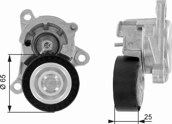 GATES T38320 - NAPINACZ PASKA WIELOROWK. PEUGEOT