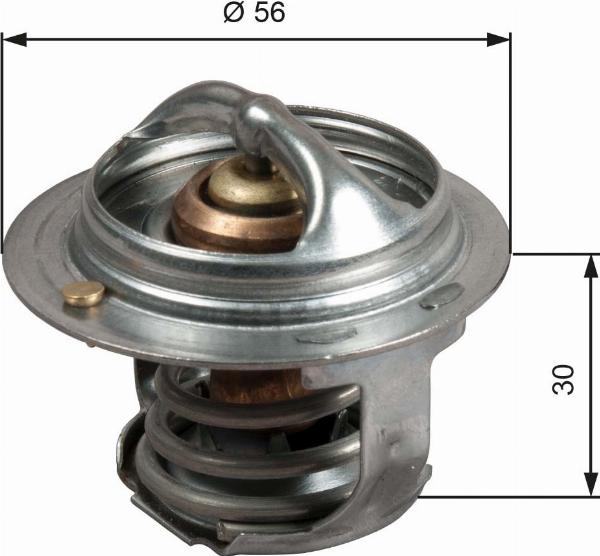 GATES TH50482G1 — Termostat, środek chłodzący