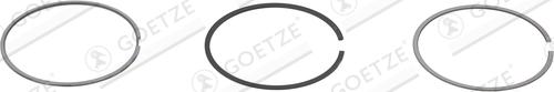 Goetze 08-442200-10 — Zestaw pierścieni tłokowych