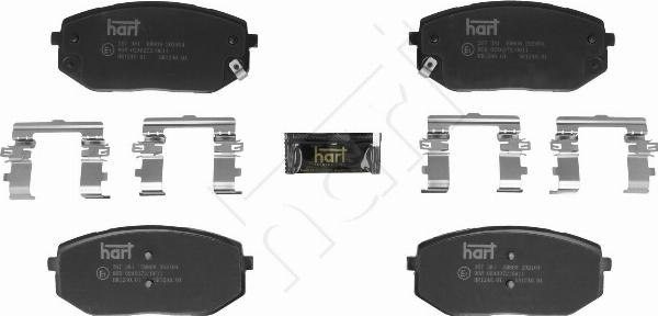 Hart 486 058 — Drążek / wspornik, stabilizator