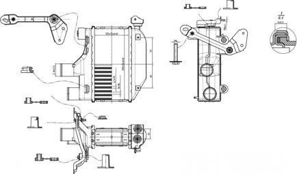 Hart 620 328 - CHŁODNICA POWIETRZA DOŁADOWUJĄCEGO - INTERCOOLER