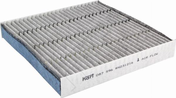 Hart 087 596 - FILTR KABINOWY ANTYALERGICZNY