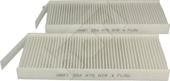 Hart 354 475 — Filtr kabinowy