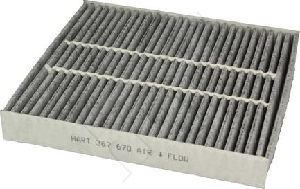 Hart 367 670 — Filtr kabinowy