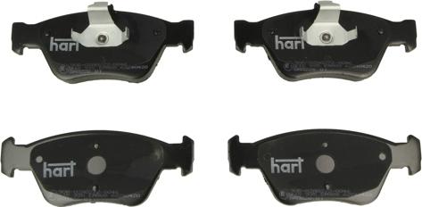 Hart 215 935 — Zestaw klocków hamulcowych, hamulce tarczowe