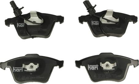 Hart 226 059 — Zestaw klocków hamulcowych, hamulce tarczowe