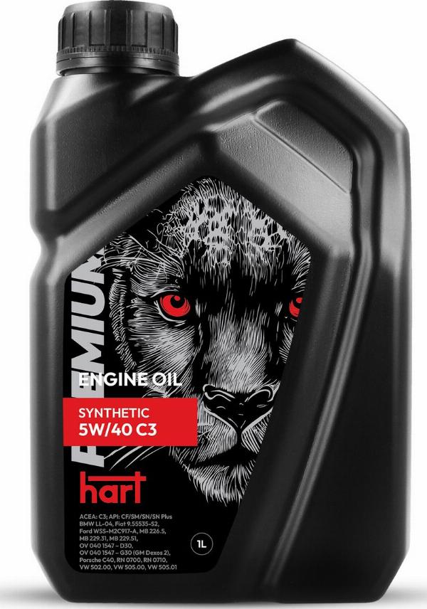 Hart B48 486 - OLEJ SIL.5W-40 HART C3 SN-SM-CF 1L