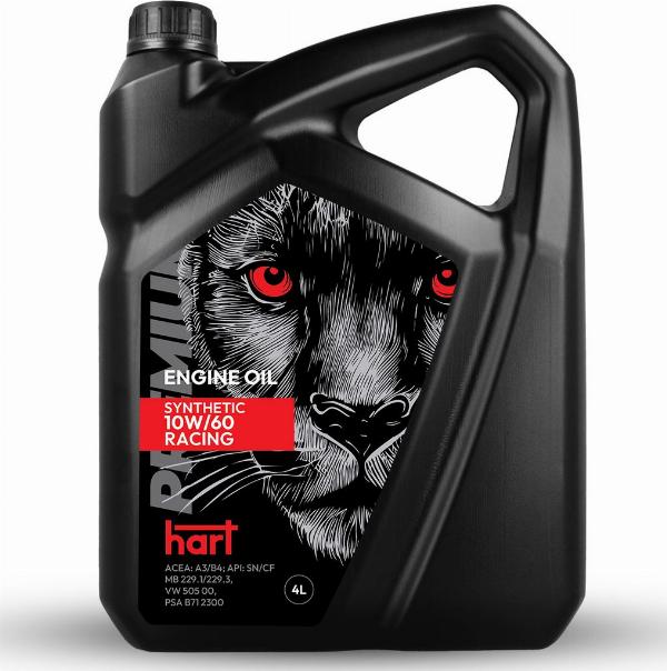 Hart B84 409 - OLEJ SIL.10W-60 HART RACING 4L