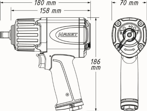 HAZET 9012ECO - Klucz udarowy