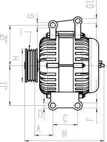 HC-Cargo F032116113 - Alternator