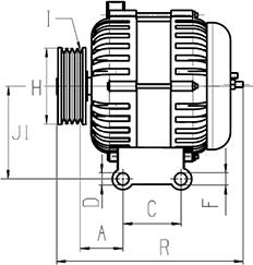 HC-Cargo F032116842 — Alternator