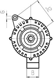 HC-Cargo F032116842 - Alternator