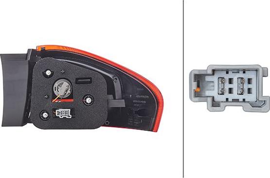 HELLA 9EL 354 997-051 - LAMPA TYL MONDEO IV 09-15-L-LED