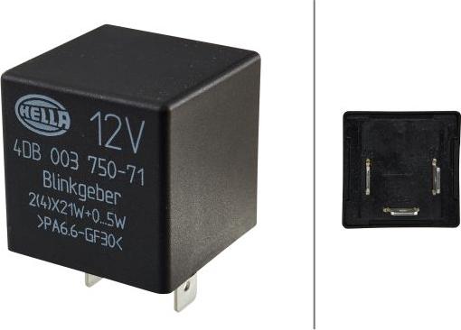 HELLA 4DB 003 750-711 — Przekaźnik kierunkowskazów