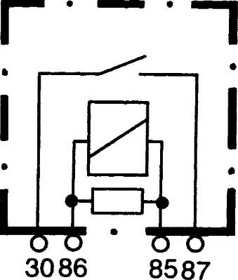 HELLA 4RA 007 793-041 — Przekaźnik, prąd pracy