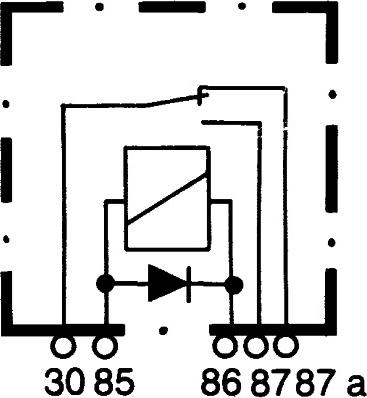 HELLA 4RD 965 400-027 - Przekaźnik prądu pracy