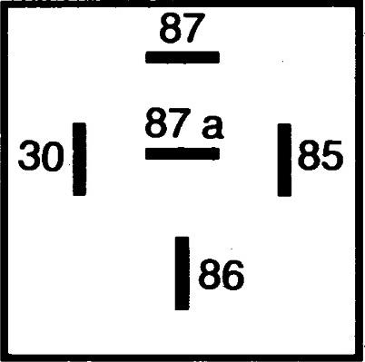 HELLA 4RD 965 400-027 - Przekaźnik prądu pracy