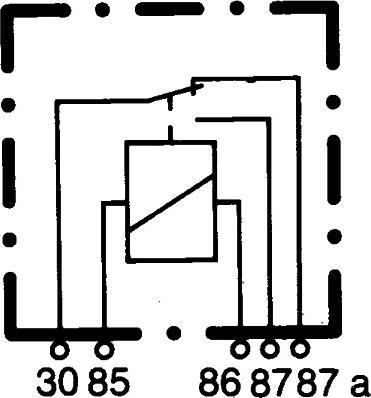 HELLA 4RD 933 332-051 — Przekaźnik, prąd pracy