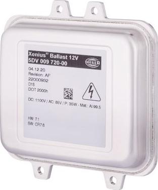 HELLA 5DV 009 720-001 — Obciążenie, lampa wyładowcza