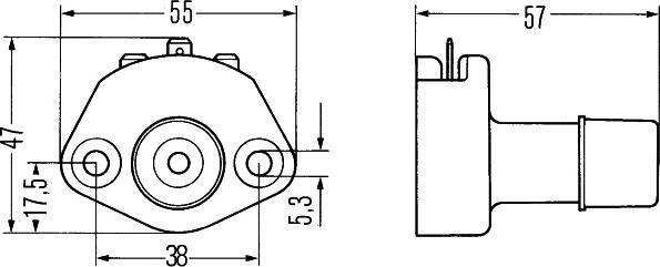 HELLA 6AJ 001 751-021 — Przełącznik, światła główne