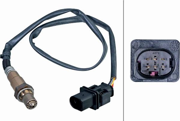 HELLA 6PA 358 243-401 - Sonda lambda