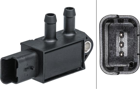 HELLA 6PP 009 403-431 — Czujnik, ciśnienie spalin