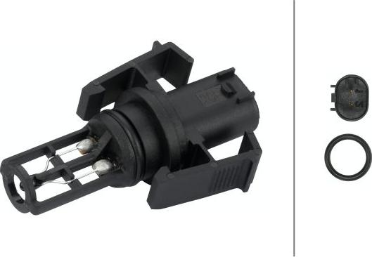HELLA 6PT 009 109-291 — Czujnik, temperatura powietrza dolotowego