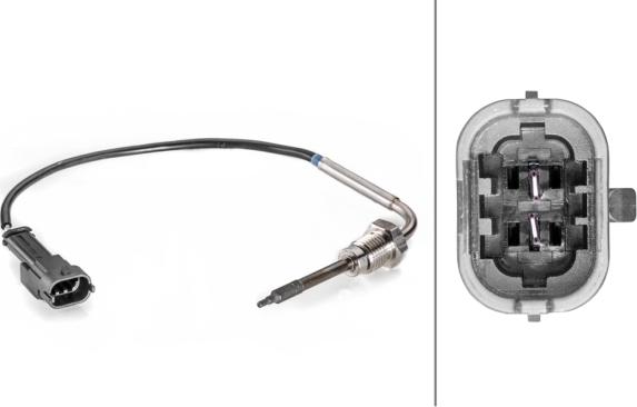 HELLA 6PT 014 494-371 — Czujnik, temperatura spalin
