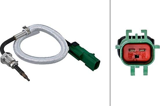 HELLA 6PT 010 376-541 — Czujnik, temperatura spalin