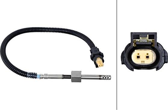HELLA 6PT010 376-381 — Czujnik, temperatura spalin