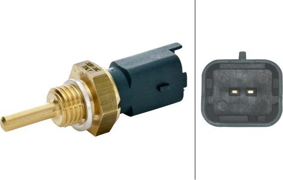 HELLA 6PT 013 113-091 — Czujnik, temperatura płynu chłodzącego