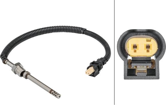 HELLA 6PT 358 181-551 — Czujnik, temperatura spalin