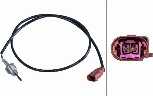 HELLA 6PT 358 284-441 — Czujnik, temperatura spalin