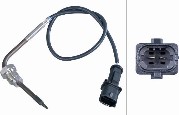 HELLA 6PT 358 284-431 — Czujnik, temperatura spalin