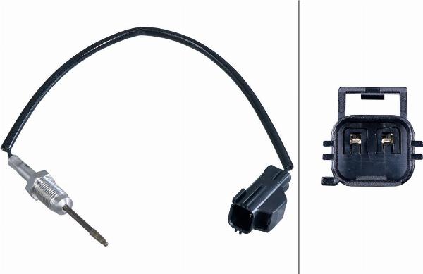 HELLA 6PT 358 284-351 — Czujnik, temperatura spalin