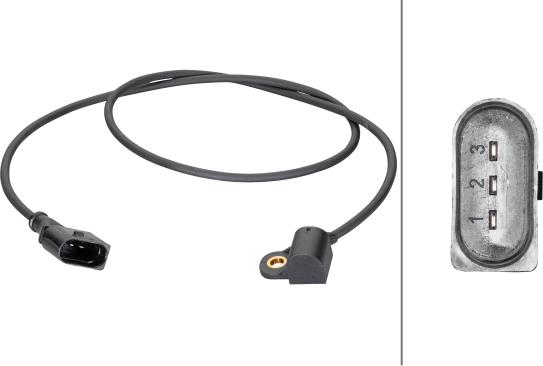 HELLA 6PU 013 122-701 - CZUJNIK POŁOŻENIA WAŁKA ROZRZ. VW PASSAT 1.9TDI 00-